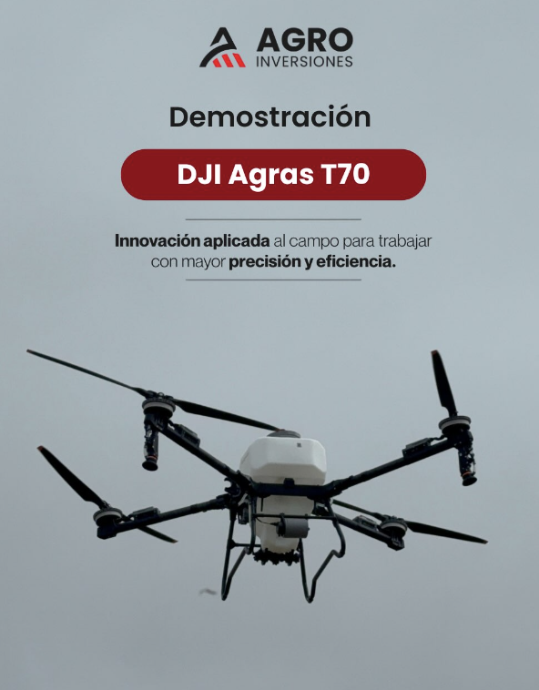 AGRO INVERSIONES LINCOLN — El DJI Agras T70 en acción 🚁🌱
Tecnología aplicada al campo para sumar precisió