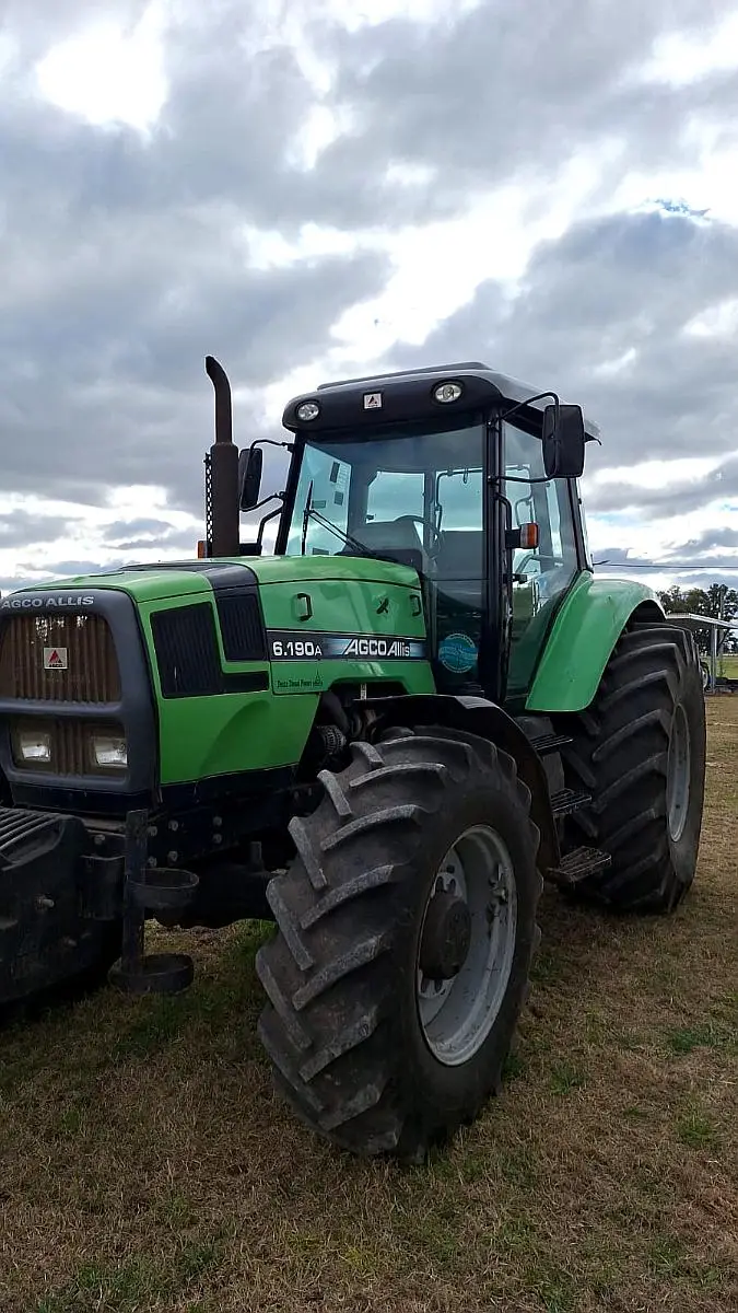 Tractor Agco Allis 6190, Centro Cerrado, Cabina Original.
